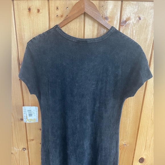 LuLaRoe Maria Acid Wash Maxi Dress XXS NWT Black Boho Grunge - Picture 4 of 7